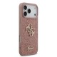 Husa Guess PU Fixed Glitter 4G Metal Logo pentru iPhone 17 Pro Max, Roz (Bakr, GUHCP17XHG4SGP) by www.silkase.ro