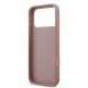 Husa Guess PU Fixed Glitter 4G Metal Logo pentru iPhone 17 Pro Max, Roz (Bakr, GUHCP17XHG4SGP) by www.silkase.ro