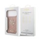 Husa Guess PU Fixed Glitter 4G Metal Logo pentru iPhone 17 Pro Max, Roz (Bakr, GUHCP17XHG4SGP) by www.silkase.ro