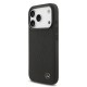 Husa Mercedes Large Leather Lauer Leaves MagSafe pentru iPhone 17 Pro, Neagra (Bakr, MEHMP17L25ROOLK) by www.silkase.ro