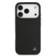 Husa Mercedes Large Leather Lauer Leaves MagSafe pentru iPhone 17 Pro, Neagra (Bakr, MEHMP17L25ROOLK) by www.silkase.ro