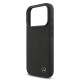Husa Mercedes Large Leather Lauer Leaves MagSafe pentru iPhone 17 Pro, Neagra (Bakr, MEHMP17L25ROOLK) by www.silkase.ro