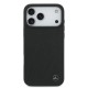 Husa Mercedes Large Leather Lauer Leaves MagSafe pentru iPhone 17 Pro Max, Neagra (Bakr, MEHMP17X25ROOLK) by www.silkase.ro