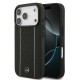Husa Mercedes Leather Star Pattern and Stripes MagSafe pentru iPhone 17 Pro, Negru/Alb (Bakr, MEHMP17L25RPSLKH) by www.silkase.ro