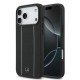 Husa Mercedes Leather Star Pattern and Stripes MagSafe pentru iPhone 17 Pro Max, Negru/Alb (Bakr, MEHMP17X25RPSLKH) by www.silkase.ro