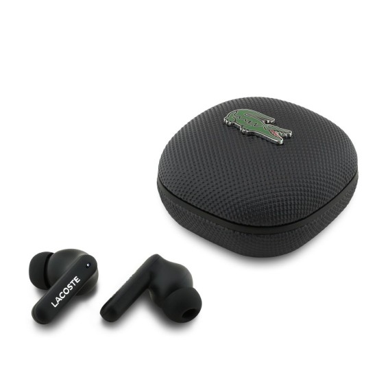 Căști Wireless TWS Lacoste Iconic Petit Pique, Negre Căști Wireless TWS Lacoste Iconic Petit Pique, Negre (Bakr, LCTWSTP103PLAK) by www.silkase.ro