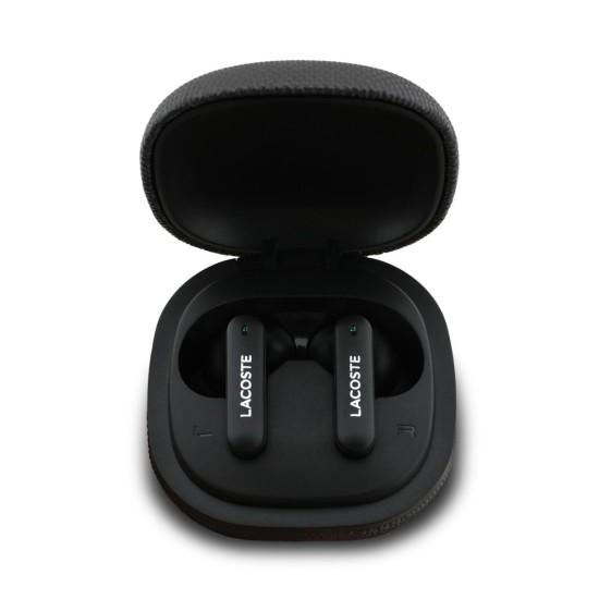 Căști Wireless TWS Lacoste Iconic Petit Pique, Negre Căști Wireless TWS Lacoste Iconic Petit Pique, Negre (Bakr, LCTWSTP103PLAK) by www.silkase.ro