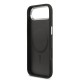 Husa Guess PU Leather Triangle Logo MagSafe pentru iPhone Air, Neagra (Bakr, GUHMP17MPSDTSCMK) by www.silkase.ro