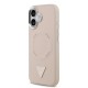 Husa Guess PU Leather Triangle Logo MagSafe pentru iPhone 17, Roz Husa Guess PU Leather Triangle Logo MagSafe pentru iPhone 17, Roz (Bakr, GUHMP17SPSDTSCMP) by www.silkase.ro