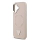 Husa Guess PU Leather Triangle Logo MagSafe pentru iPhone 17, Roz Husa Guess PU Leather Triangle Logo MagSafe pentru iPhone 17, Roz (Bakr, GUHMP17SPSDTSCMP) by www.silkase.ro