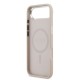 Husa Guess PU Leather Triangle Logo MagSafe pentru iPhone Air, Roz (Bakr, GUHMP17MPSDTSCMP) by www.silkase.ro