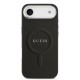 Husa Guess PU Saffiano MagSafe pentru iPhone Air, Neagra (Bakr, GUHMP17MPSAREGSK) by www.silkase.ro