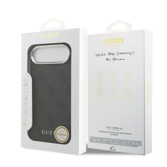 Husa Guess 4G MagSafe pentru iPhone Air, Neagra Husa Guess 4G MagSafe pentru iPhone Air, Neagra (Bakr, GUHMP17MP4GSSMCK) by www.silkase.ro