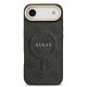 Husa Guess PU Leather 4G Gold Frame MagSafe pentru iPhone Air, Neagra (Bakr, GUHMP17MP4MSEGCK) by www.silkase.ro