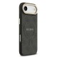 Husa Guess PU Leather 4G Gold Frame MagSafe pentru iPhone Air, Neagra (Bakr, GUHMP17MP4MSEGCK) by www.silkase.ro