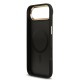 Husa Guess PU Leather 4G Gold Frame MagSafe pentru iPhone Air, Neagra (Bakr, GUHMP17MP4MSEGCK) by www.silkase.ro