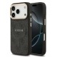 Husa Guess PU Leather 4G Gold Frame MagSafe pentru iPhone 17 Pro, Neagra (Bakr, GUHMP17LP4MSEGCK) by www.silkase.ro