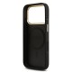 Husa Guess PU Leather 4G Gold Frame MagSafe pentru iPhone 17 Pro, Neagra (Bakr, GUHMP17LP4MSEGCK) by www.silkase.ro