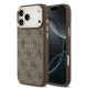 Husa Guess PU Leather 4G Gold Frame MagSafe pentru iPhone 17 Pro Max, Maro Husa Guess PU Leather 4G Gold Frame MagSafe pentru iPhone 17 Pro Max, Maro (Bakr, GUHMP17XP4MSEGCW) by www.silkase.ro