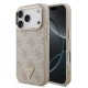 Husa Guess PU Leather 4G Strass Triangle Logo Gold Frame MagSafe pentru iPhone 17 Pro, Roz Husa Guess PU Leather 4G Strass Triangle Logo Gold Frame MagSafe pentru iPhone 17 Pro, Roz (Bakr, GUHMP17LP4GTDGMP) by www.silkase.ro
