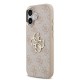 Husa Guess PU Leather 4G Metal Logo Gold Frame pentru iPhone 17, Roz (Bakr, GUHCP17S4GMGCPI) by www.silkase.ro