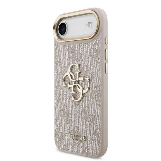 Husa Guess PU Leather 4G Metal Logo Gold Frame pentru iPhone Air, Roz Husa Guess PU Leather 4G Metal Logo Gold Frame pentru iPhone Air, Roz (Bakr, GUHCP17M4GMGCPI) by www.silkase.ro