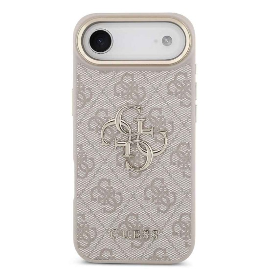 Husa Guess PU Leather 4G Metal Logo Gold Frame pentru iPhone Air, Roz Husa Guess PU Leather 4G Metal Logo Gold Frame pentru iPhone Air, Roz (Bakr, GUHCP17M4GMGCPI) by www.silkase.ro
