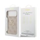 Husa Guess PU Leather 4G Metal Logo Gold Frame pentru iPhone 17 Pro Max, Roz (Bakr, GUHCP17X4GMGCPI) by www.silkase.ro