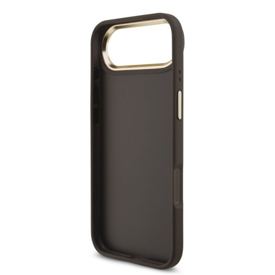 Husa Guess PU Leather 4G Metal Logo Gold Frame pentru iPhone Air, Maro Husa Guess PU Leather 4G Metal Logo Gold Frame pentru iPhone Air, Maro (Bakr, GUHCP17M4GMGCBR) by www.silkase.ro