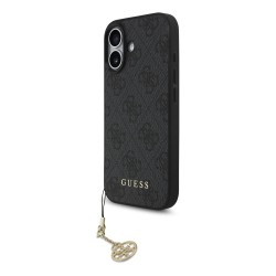 Husa Guess 4G Charm (Tone on Tone) pentru iPhone 17, Gri