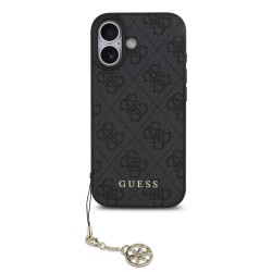 Husa Guess 4G Charm (Tone on Tone) pentru iPhone 17, Gri