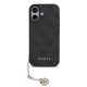 Husa Guess 4G Charm (Tone on Tone) pentru iPhone 17, Gri (Bakr, GUHMP17SGF4GCK) by www.silkase.ro