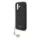 Husa Guess 4G Charm (Tone on Tone) pentru iPhone 17, Gri (Bakr, GUHMP17SGF4GCK) by www.silkase.ro