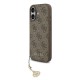 Husa Guess 4G Charm (Tone on Tone) pentru iPhone 17, Maro (Bakr, GUHMP17SGF4GCW) by www.silkase.ro