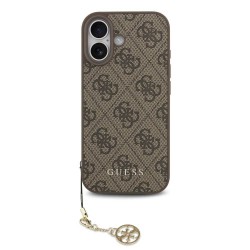 Husa Guess 4G Charm (Tone on Tone) pentru iPhone 17, Maro