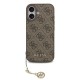 Husa Guess 4G Charm (Tone on Tone) pentru iPhone 17, Maro (Bakr, GUHMP17SGF4GCW) by www.silkase.ro