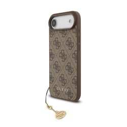 Husă Guess 4G Charm MagSafe pentru iPhone Air Tone on Tone Maro