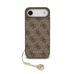 Husă Guess 4G Charm MagSafe pentru iPhone Air Tone on Tone Maro