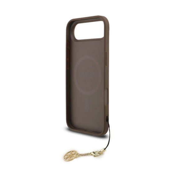 Husă Guess 4G Charm MagSafe pentru iPhone Air Tone on Tone Maro Husă Guess 4G Charm MagSafe pentru iPhone Air Tone on Tone Maro (Bakr, GUHMP17MGF4GCW) by www.silkase.ro