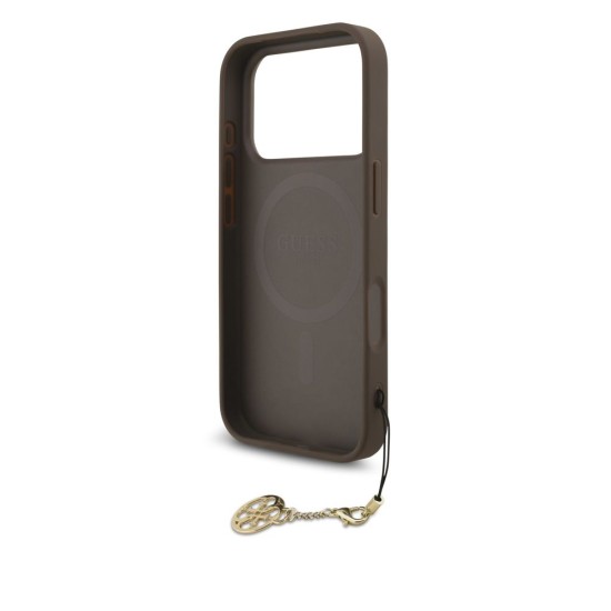 Husa Guess 4G Charm (Tone on Tone) pentru iPhone 17 Pro, Maro Husa Guess 4G Charm (Tone on Tone) pentru iPhone 17 Pro, Maro (Bakr, GUHMP17LGF4GCW) by www.silkase.ro