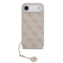 Husă Guess 4G Charm MagSafe pentru iPhone Air Tone on Tone Roz