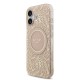 Husa Guess IML Flowers Allover Strap MagSafe pentru iPhone 17, Roz (Bakr, GUHMP17SHCPOFPP) by www.silkase.ro