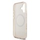 Husa Guess IML Flowers Allover Strap MagSafe pentru iPhone 17, Roz (Bakr, GUHMP17SHCPOFPP) by www.silkase.ro