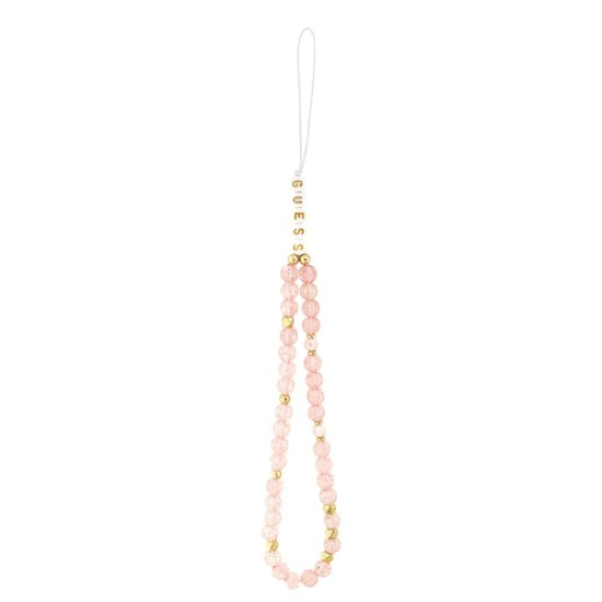 Husa Guess IML Flowers Allover Strap MagSafe pentru iPhone 17, Roz (Bakr, GUHMP17SHCPOFPP) by www.silkase.ro