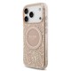 Husa Guess IML Flowers Allover Strap MagSafe pentru iPhone 17 Pro, Roz (Bakr, GUHMP17LHCPOFPP) by www.silkase.ro