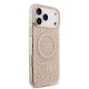 Husa Guess IML Flowers Allover Strap MagSafe pentru iPhone 17 Pro Max, Roz (Bakr, GUHMP17XHCPOFPP) by www.silkase.ro