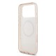 Husa Guess IML Flowers Allover Strap MagSafe pentru iPhone 17 Pro Max, Roz (Bakr, GUHMP17XHCPOFPP) by www.silkase.ro
