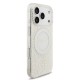 Husa Guess IML Flowers Allover Strap MagSafe pentru iPhone 17 Pro, Alba (Bakr, GUHMP17LHCPOFPH) by www.silkase.ro