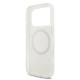 Husa Guess IML Flowers Allover Strap MagSafe pentru iPhone 17 Pro, Alba (Bakr, GUHMP17LHCPOFPH) by www.silkase.ro