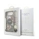 Husa Guess IML Flowers Strap MagSafe pentru iPhone Air, Neagra (Bakr, GUHMP17MHFWBRCESK) by www.silkase.ro